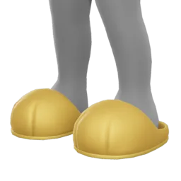 Golden Pebble Slippers