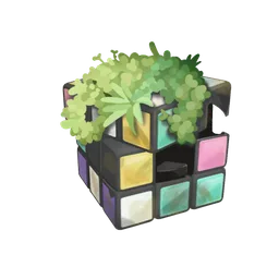 Battered Puzzle Cube