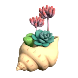 Coastal Shell Flower Pot (Recipe)
