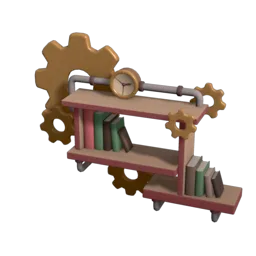 Steampunk Bookshelf
