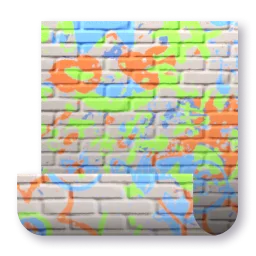 Graffiti Splash Wall