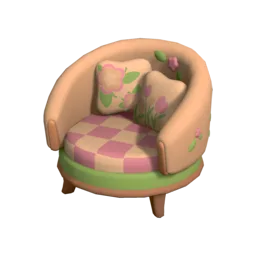 Cottagecore Round Armchair