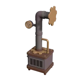 Steampunk Fireplace