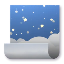 Cloudy Night Wall