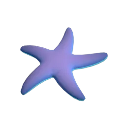 Bioluminescent Basic Star Pillow