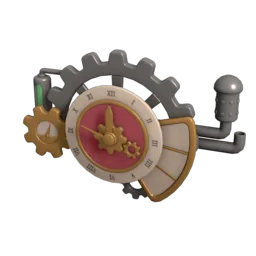 Steampunk Wall Clock