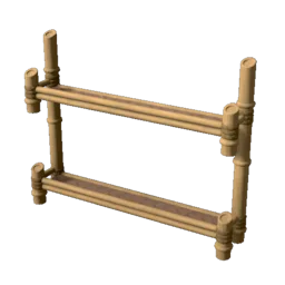 Bamboo Wall Shelf